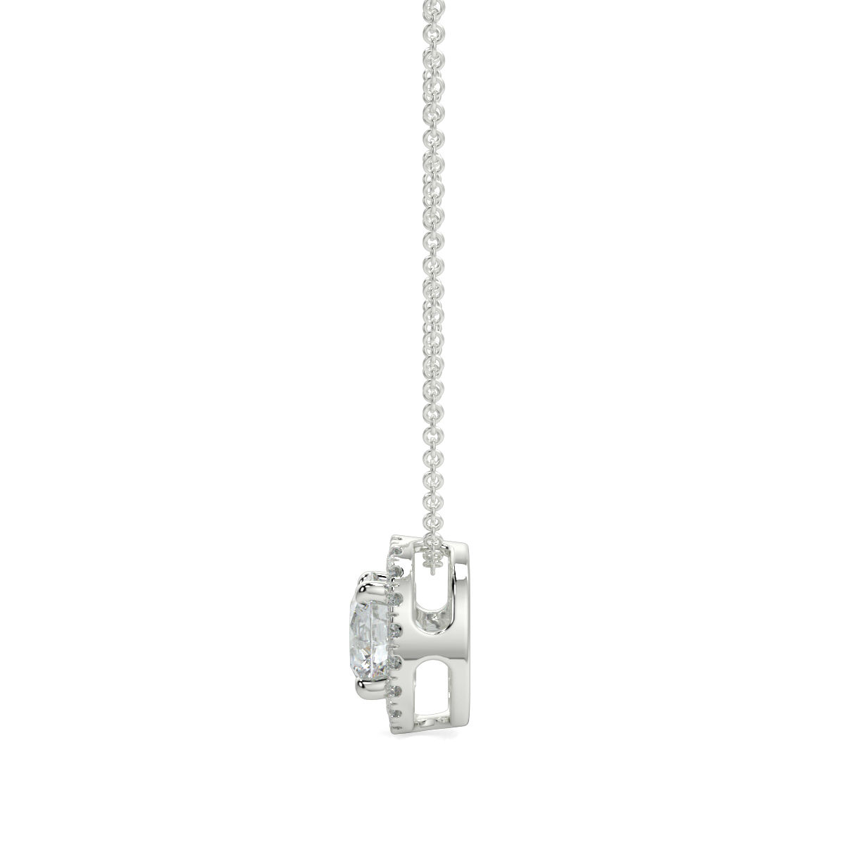 Halo Diamond Pendant
