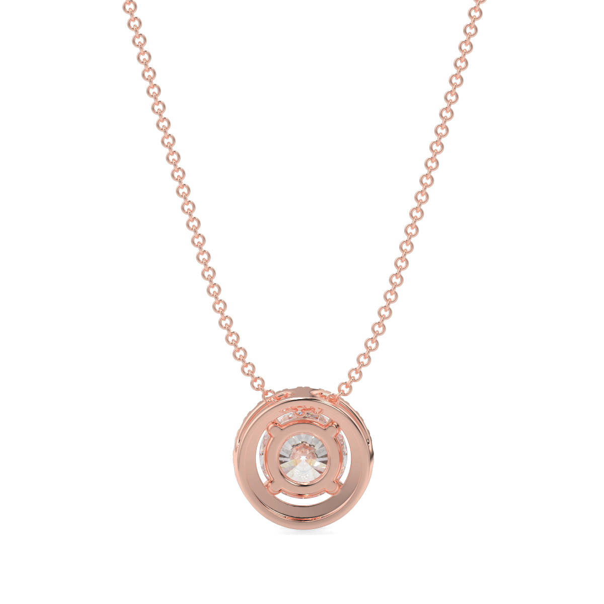 Halo Diamond Pendant