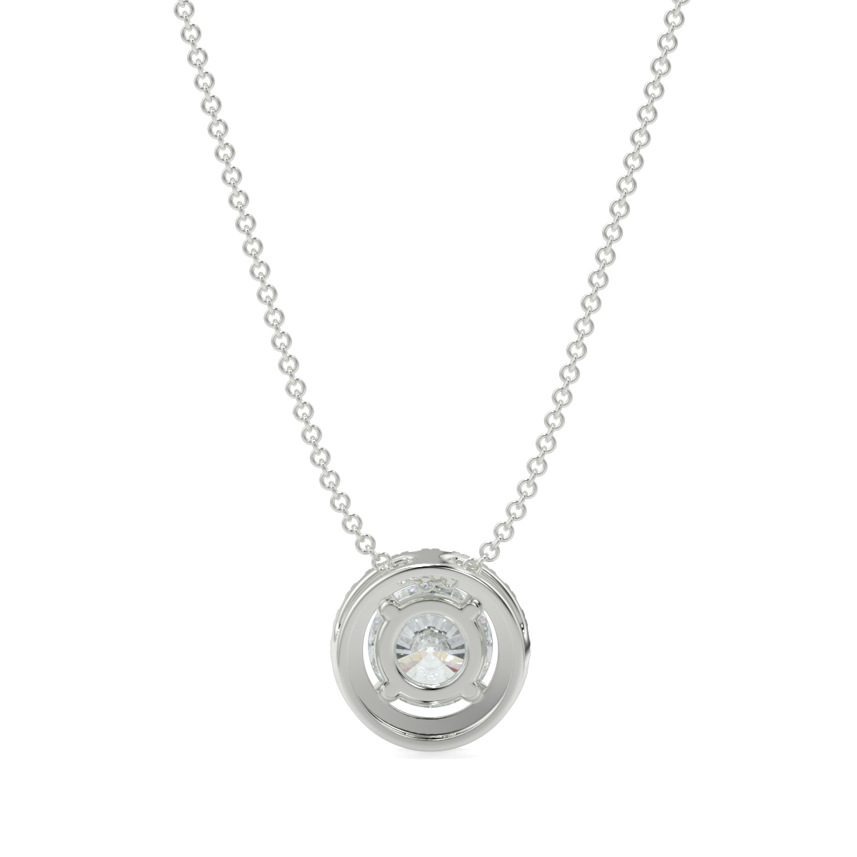 Halo Diamond Pendant