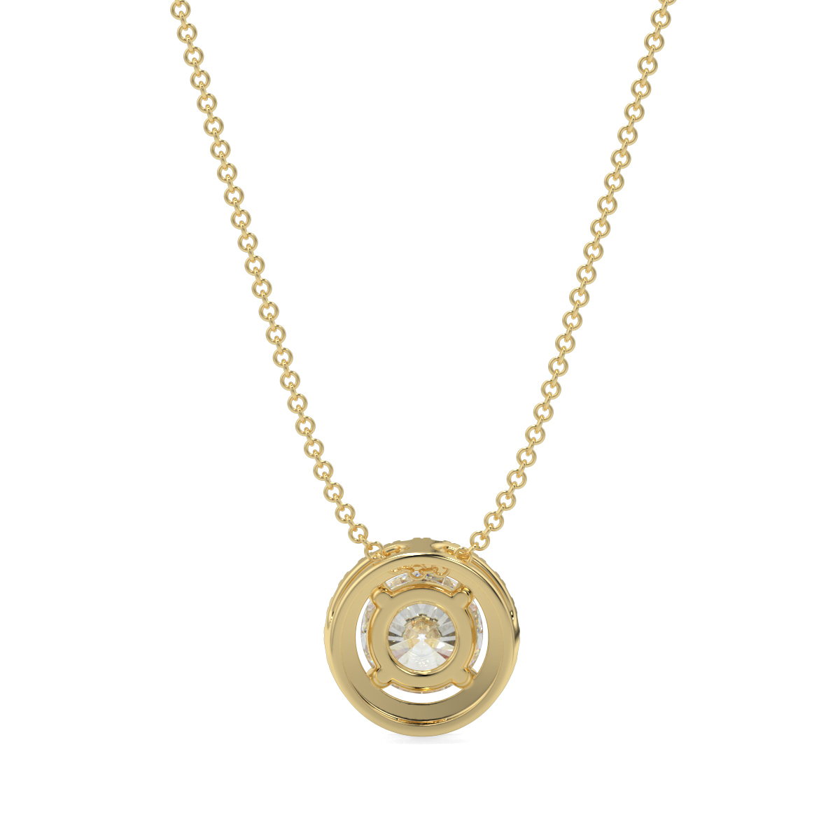 Halo Diamond Pendant