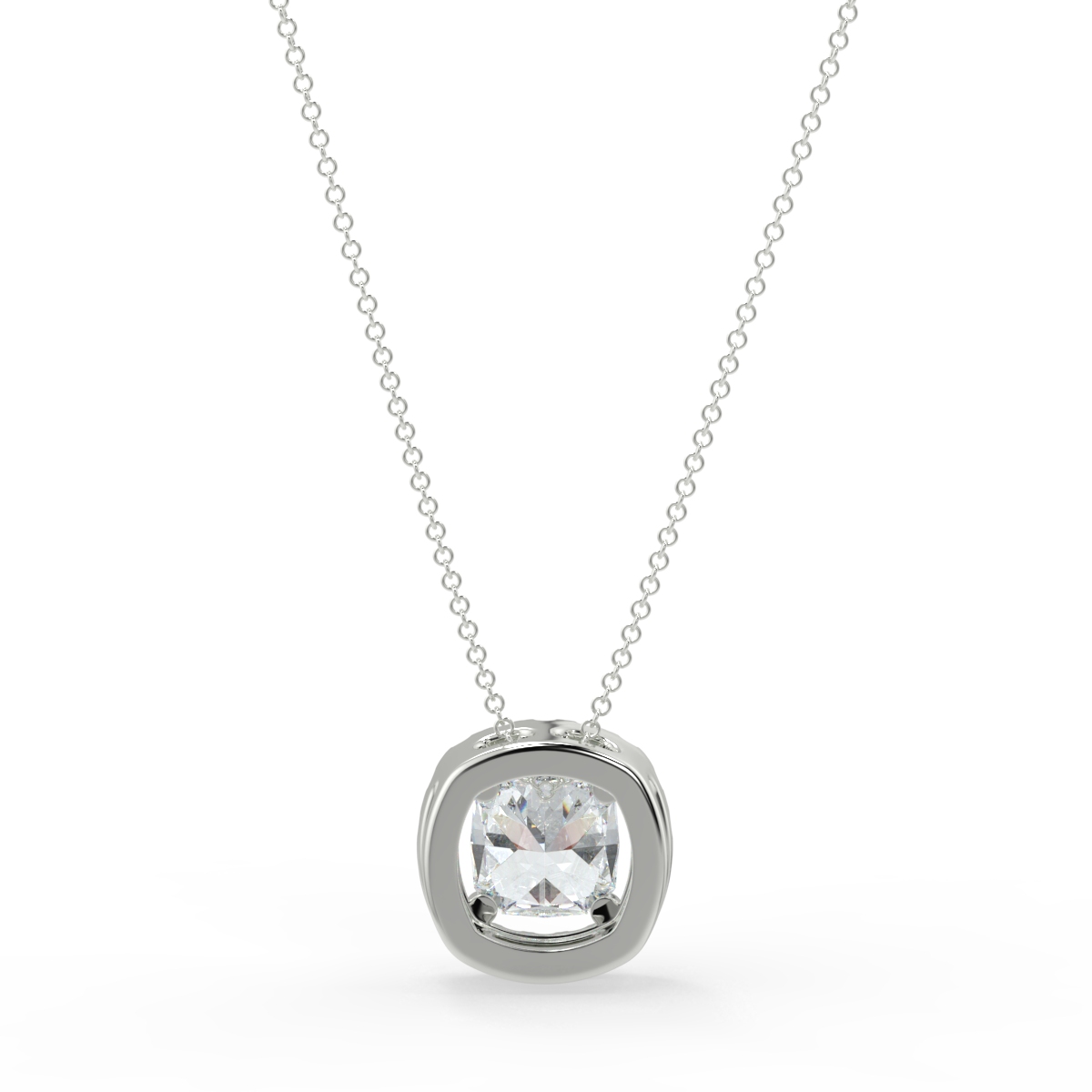 Halo Diamond Pendant
