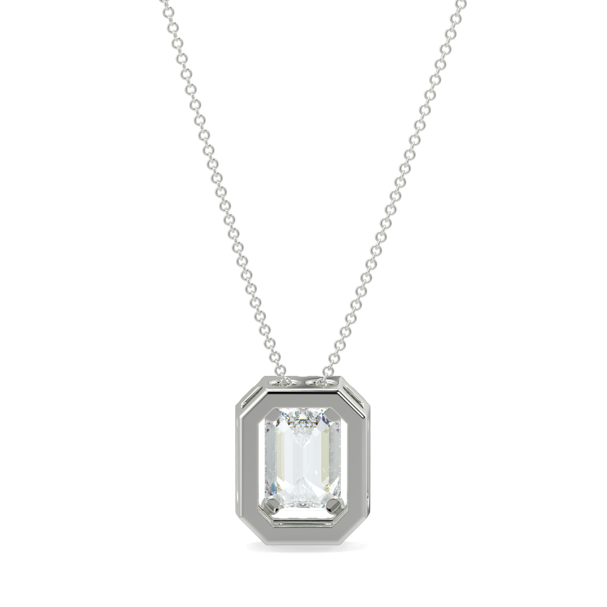 Halo Diamond Pendant