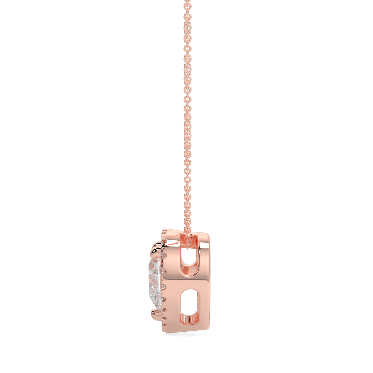 Halo Diamond Pendant