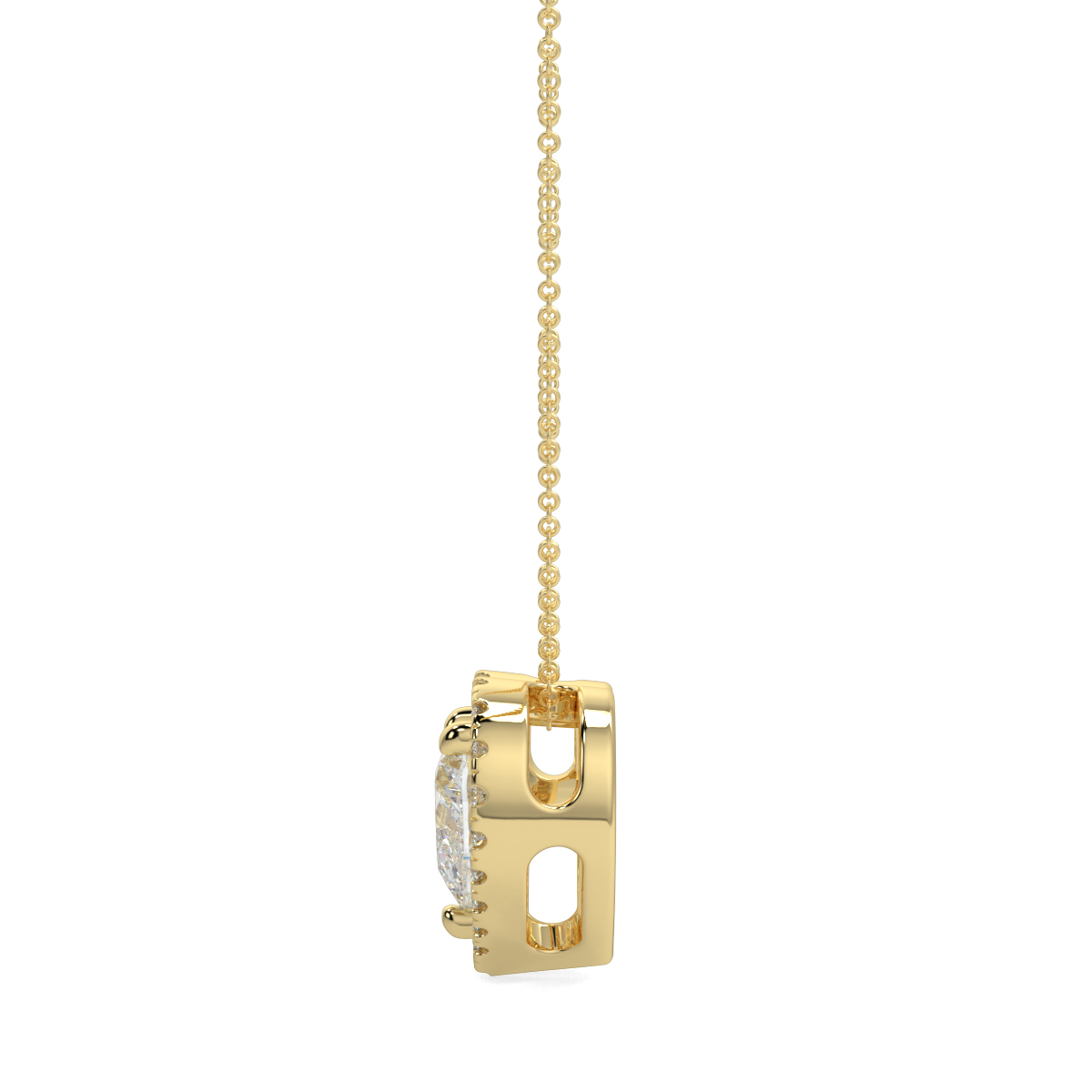 Halo Diamond Pendant