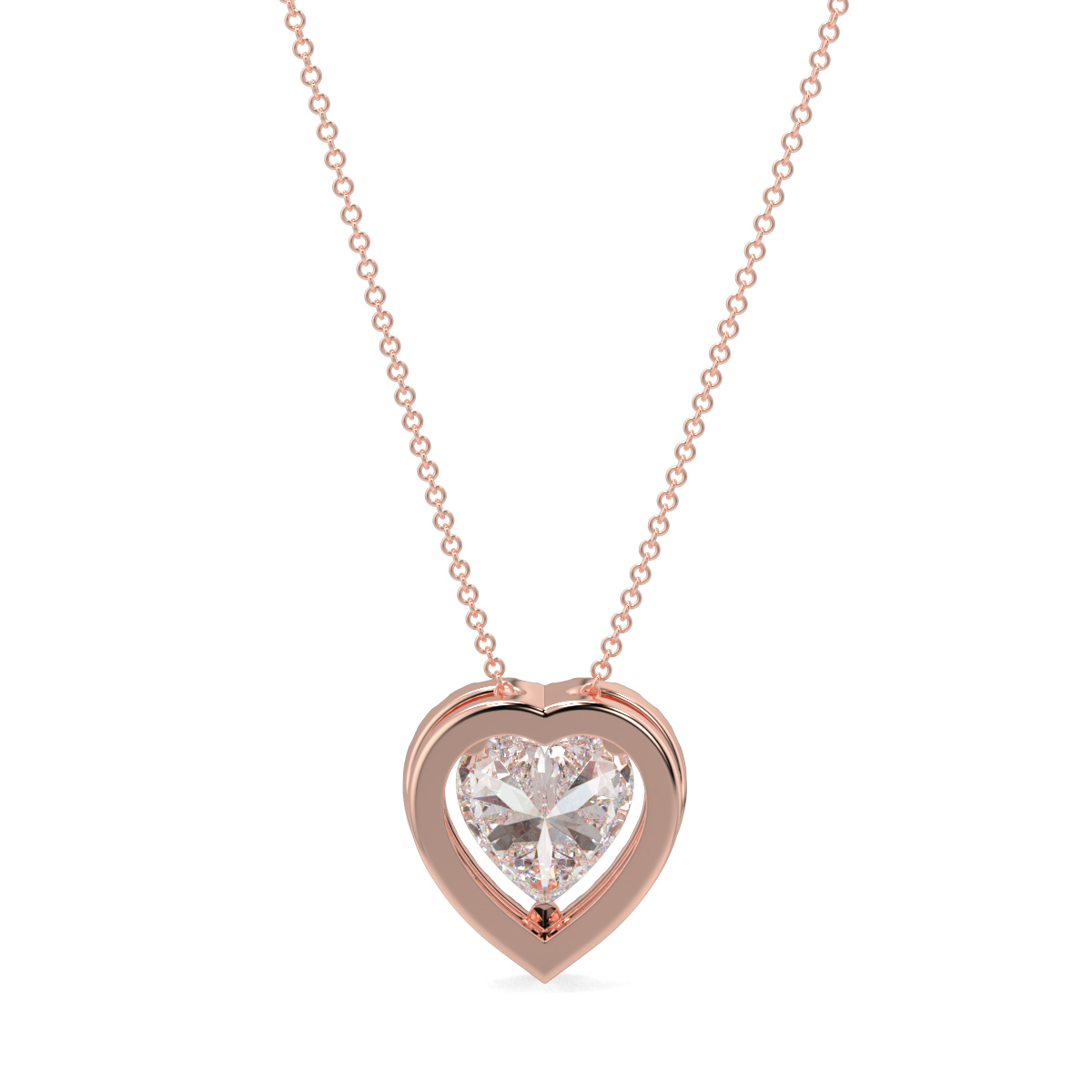Halo Diamond Pendant
