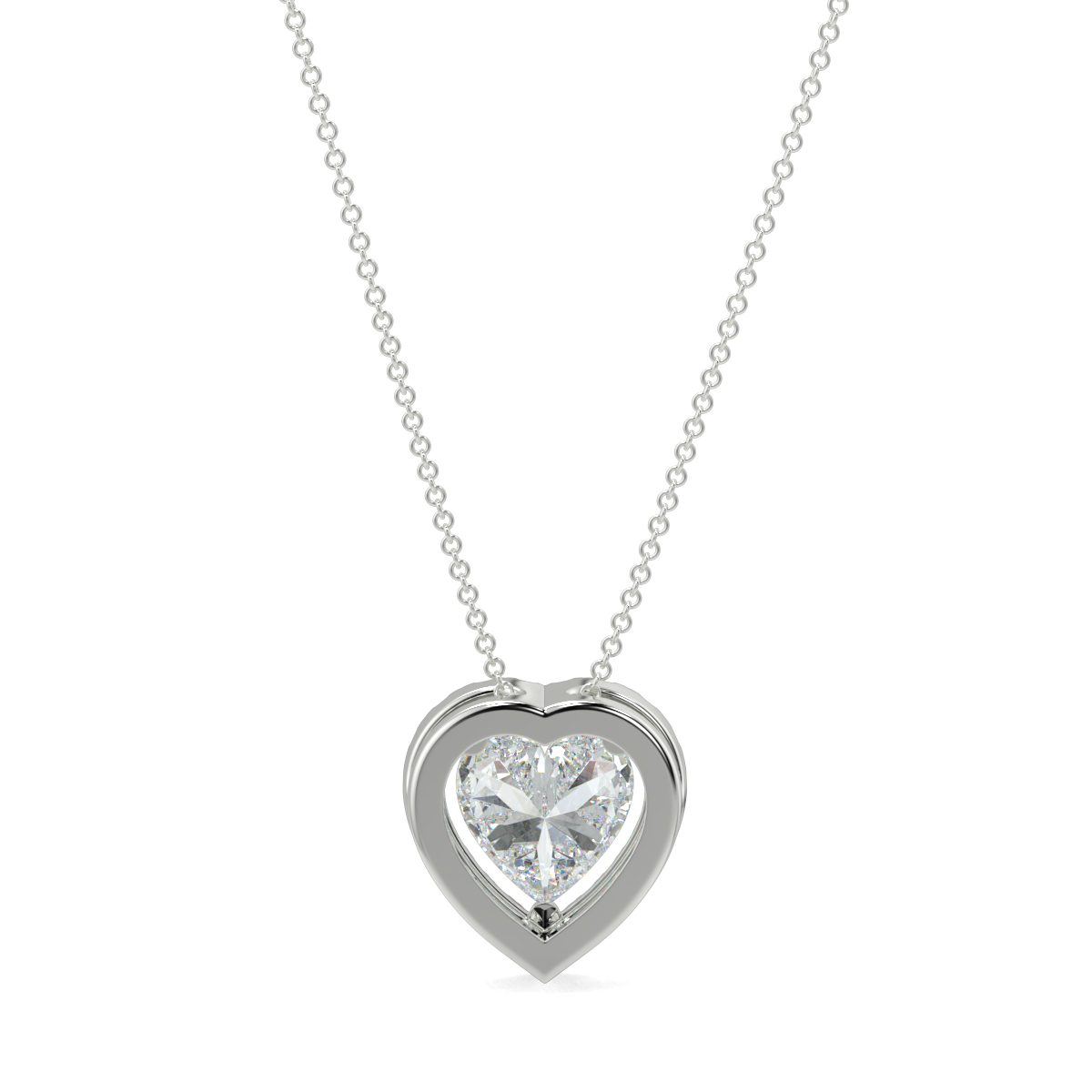 Halo Diamond Pendant