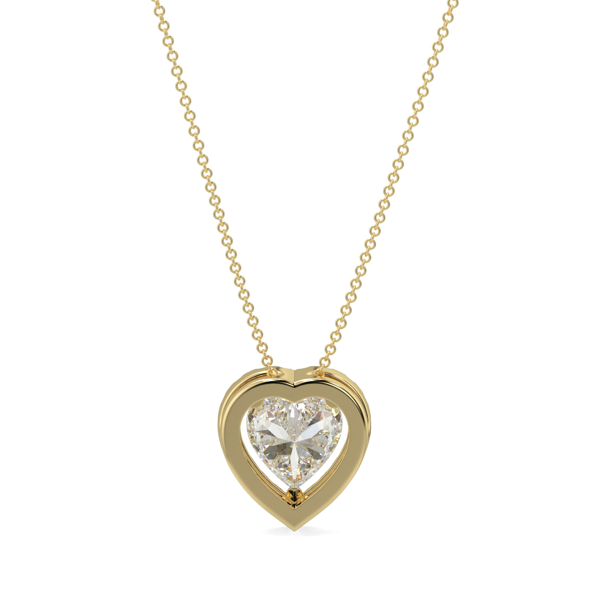 Halo Diamond Pendant