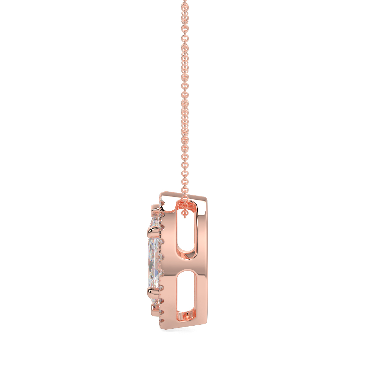 Halo Diamond Pendant