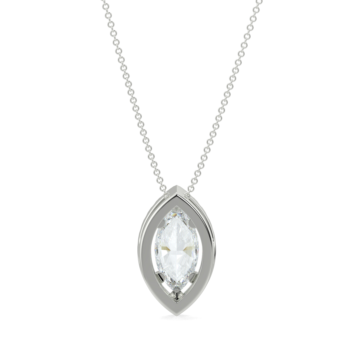 Halo Diamond Pendant