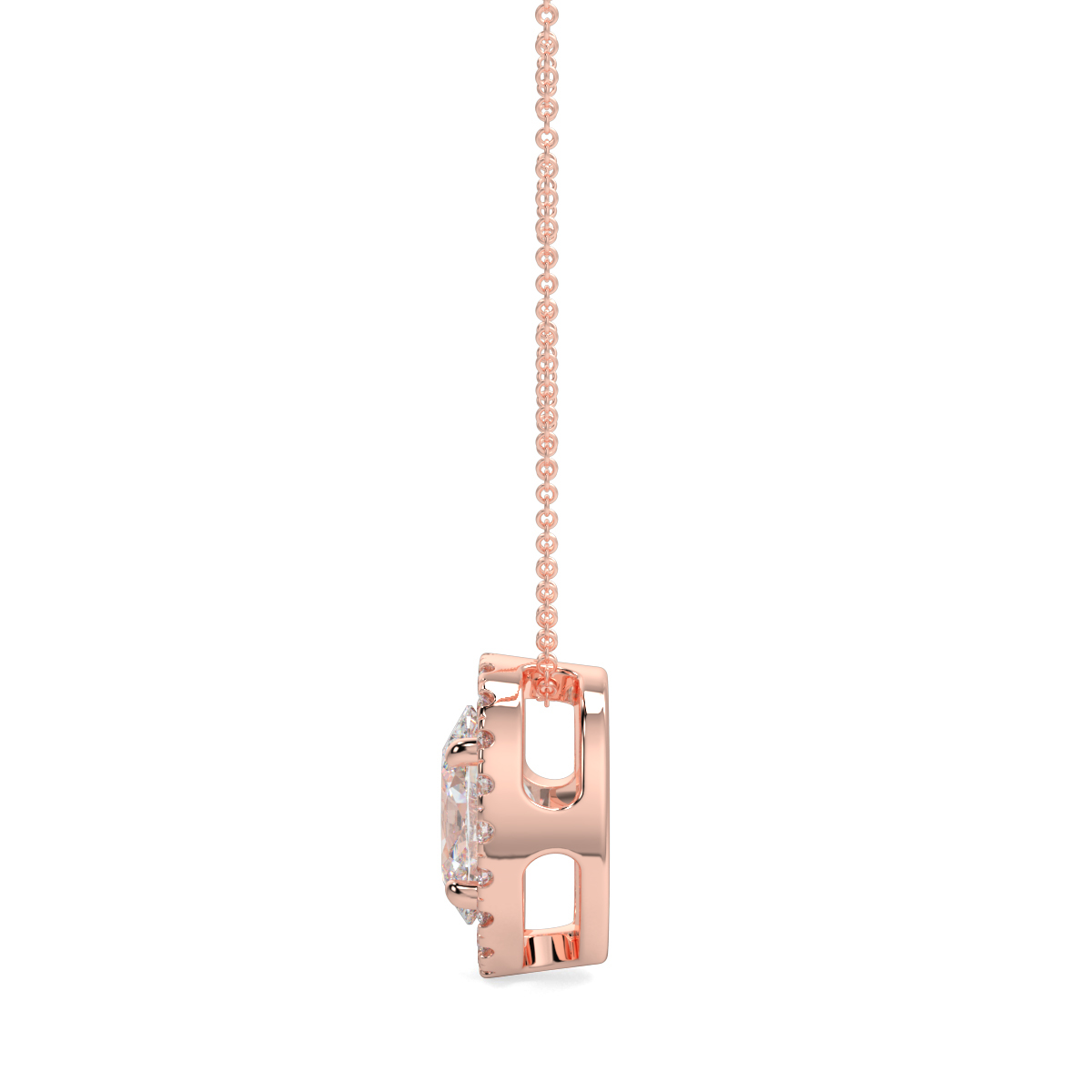 Halo Diamond Pendant