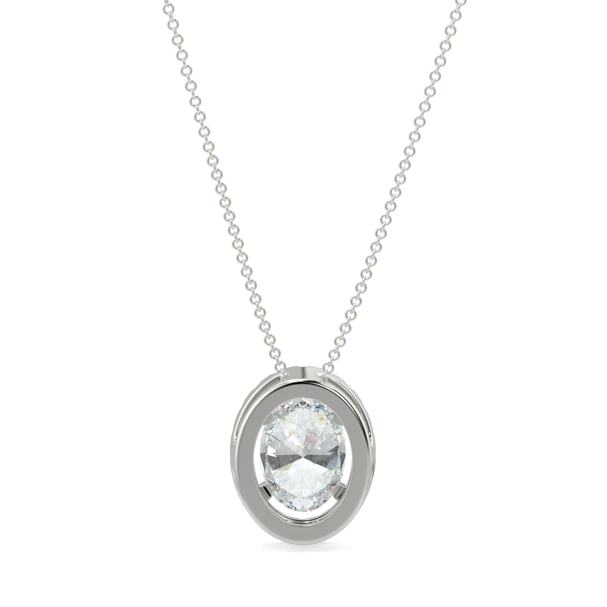 Halo Diamond Pendant