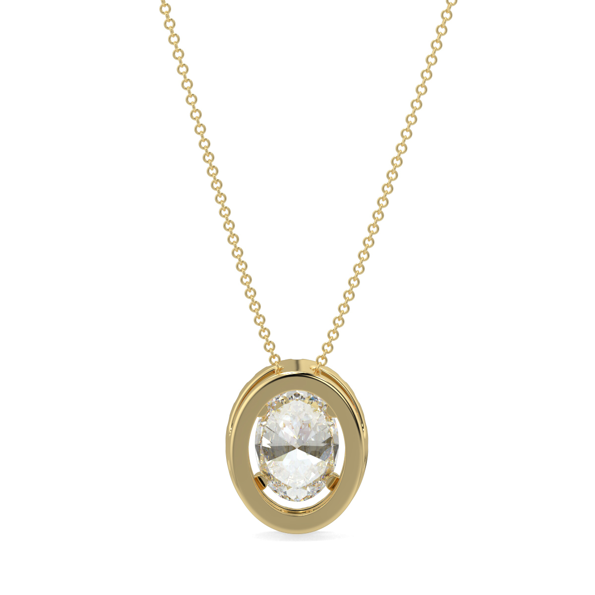 Halo Diamond Pendant