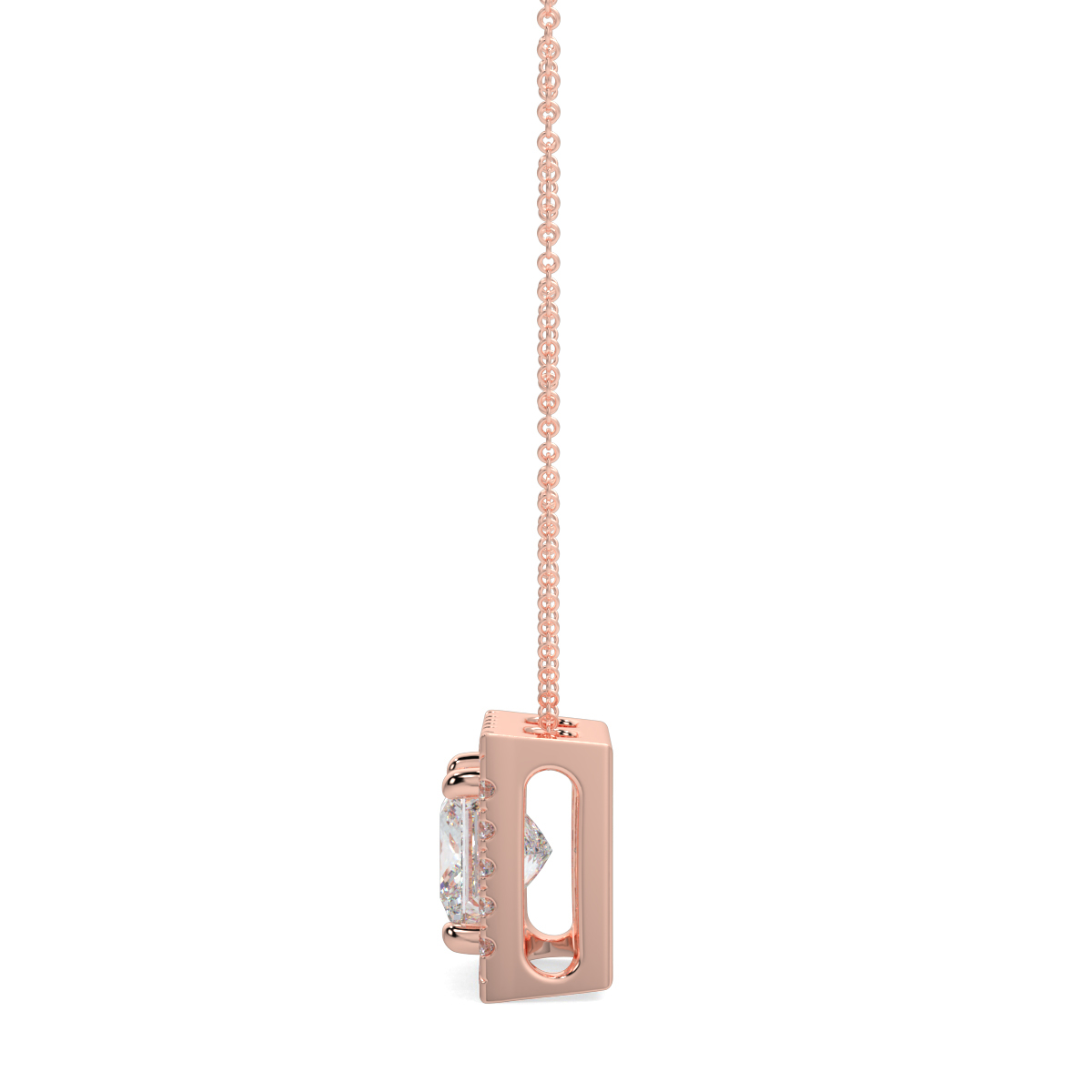 Halo Diamond Pendant