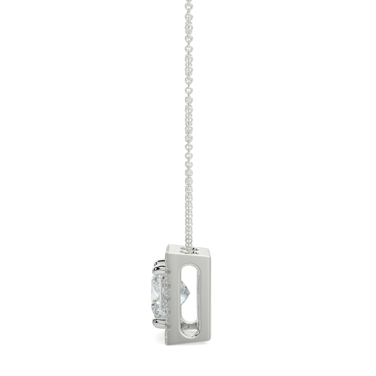 Halo Diamond Pendant