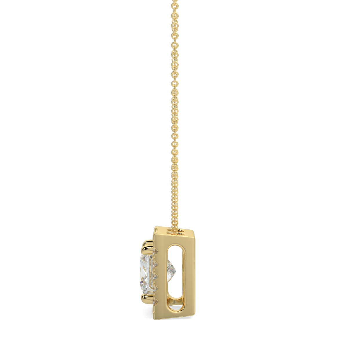 Halo Diamond Pendant