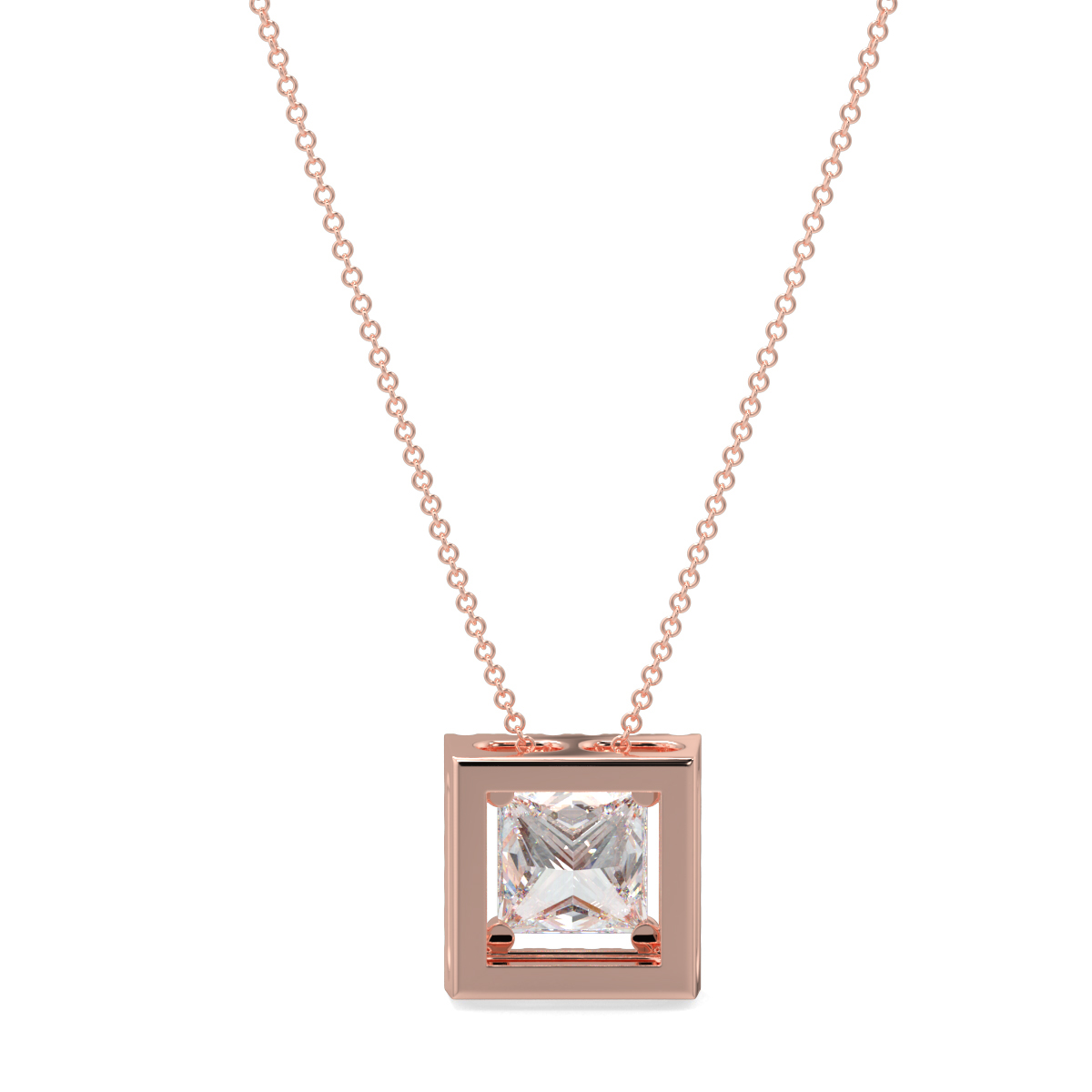 Halo Diamond Pendant