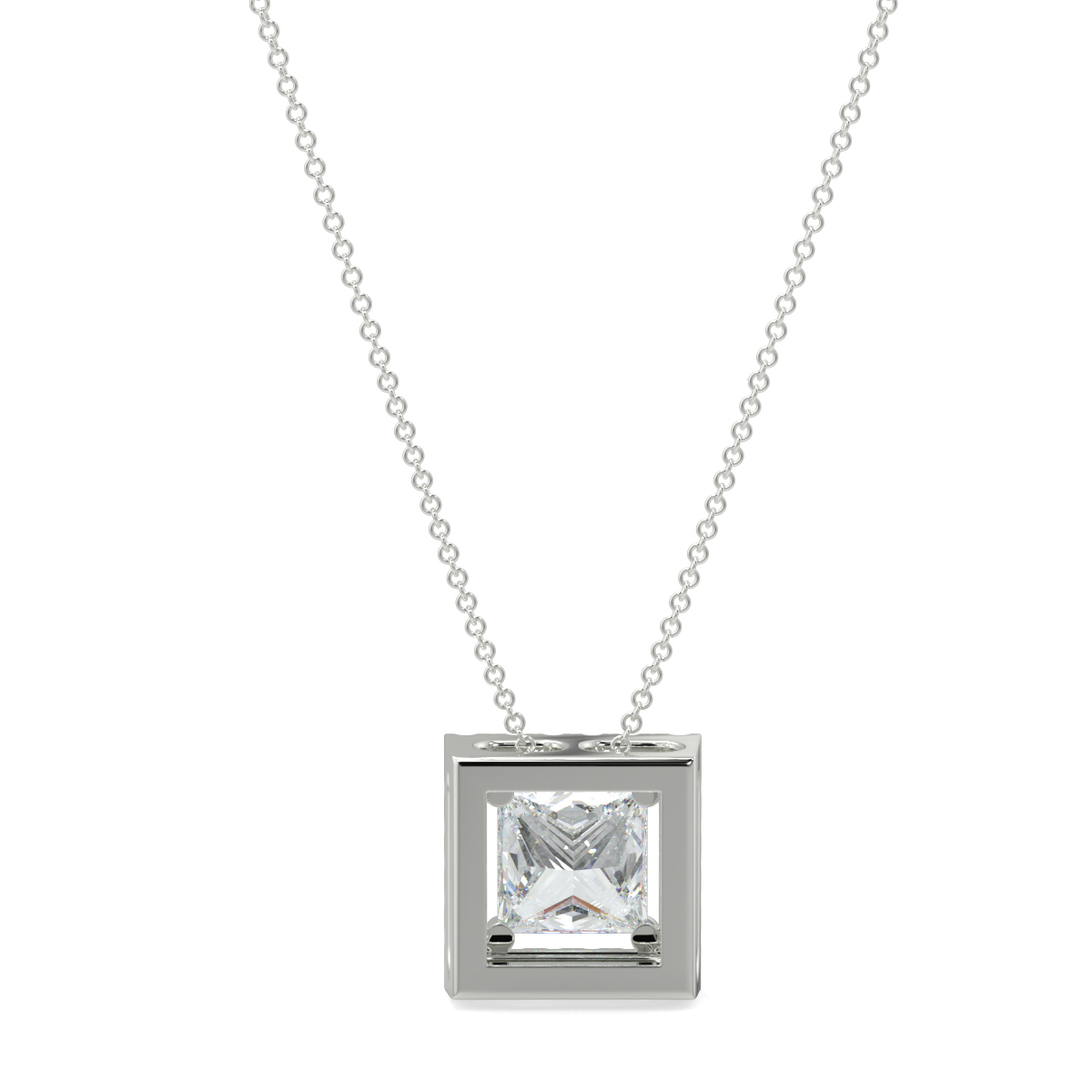 Halo Diamond Pendant