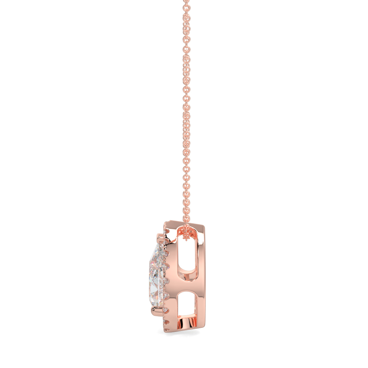 Halo Diamond Pendant