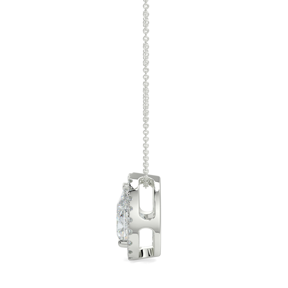 Halo Diamond Pendant