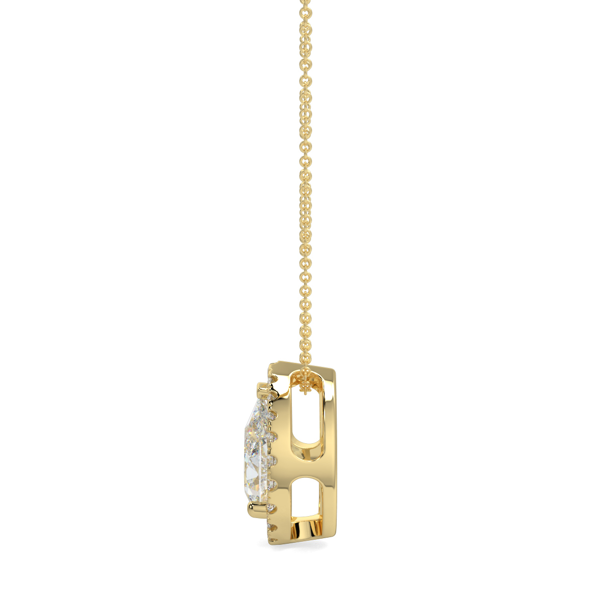 Halo Diamond Pendant