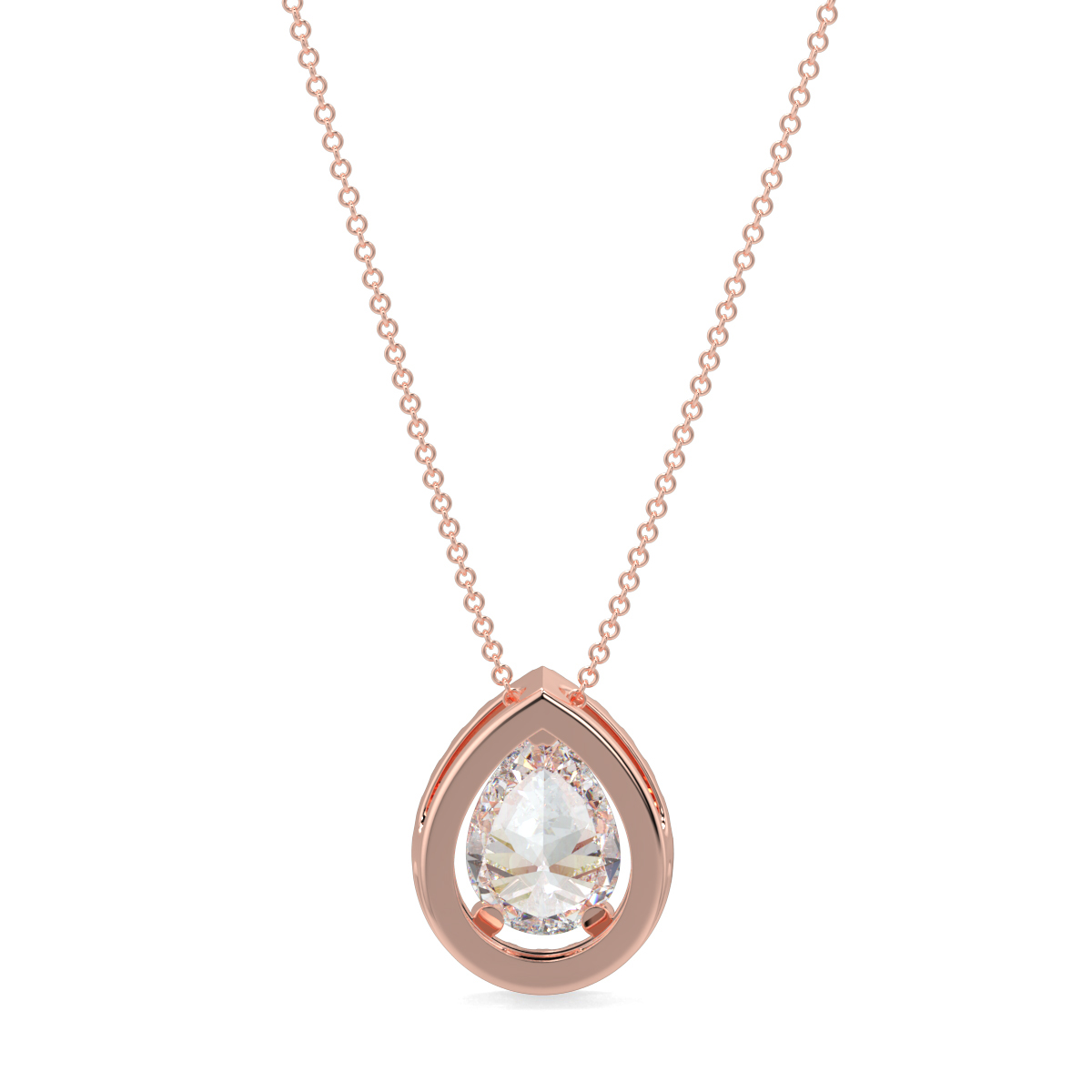 Halo Diamond Pendant