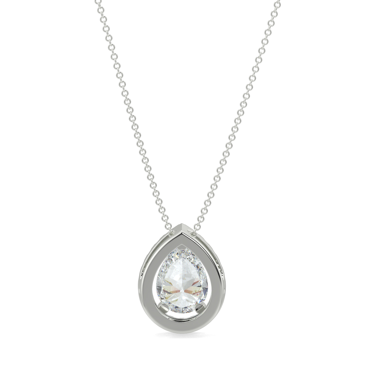 Halo Diamond Pendant