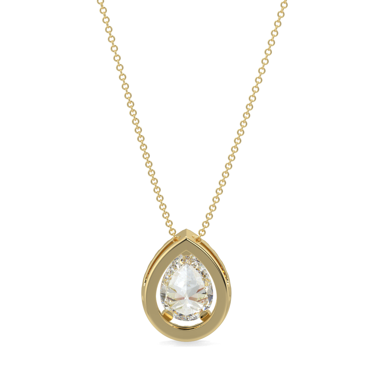 Halo Diamond Pendant