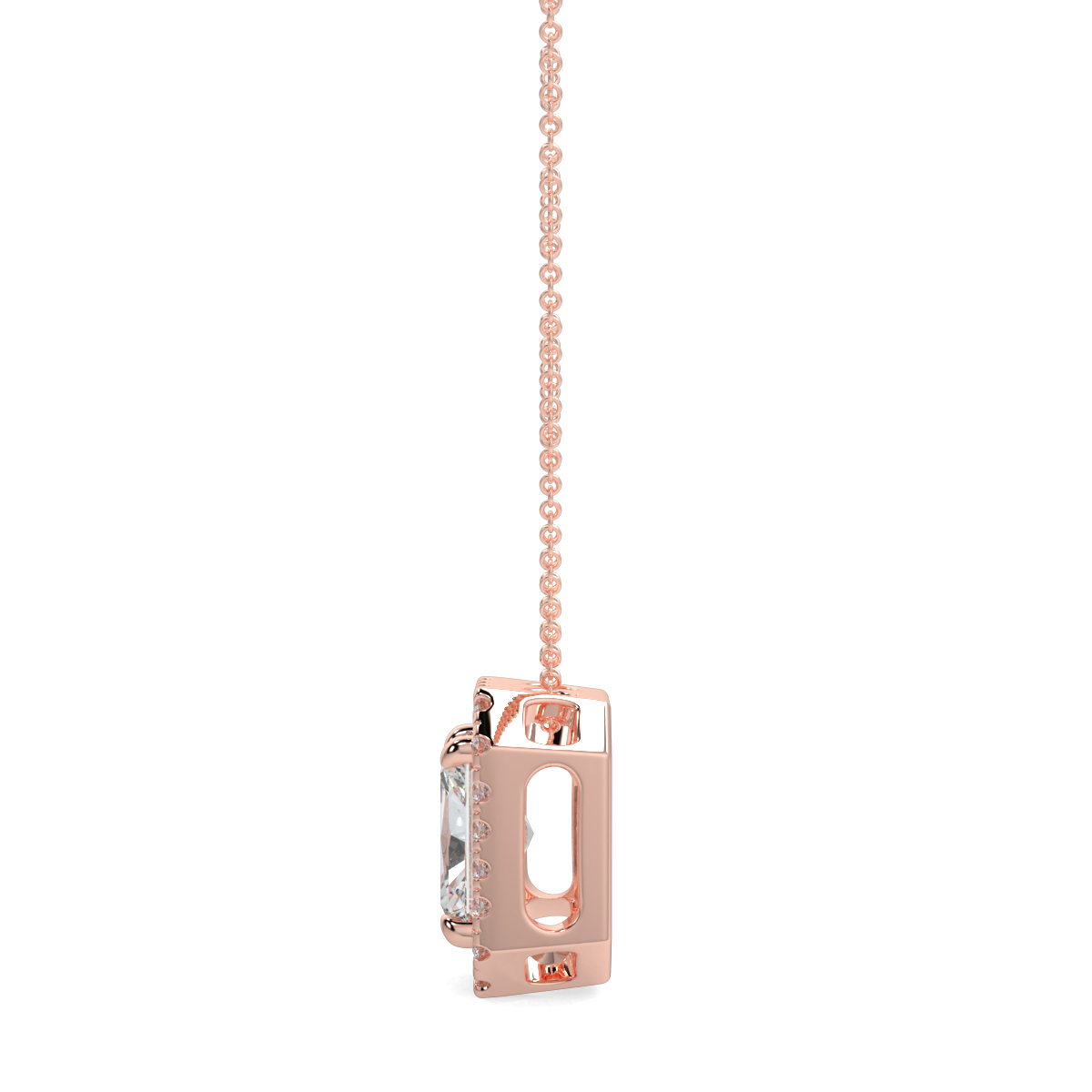 Halo Diamond Pendant
