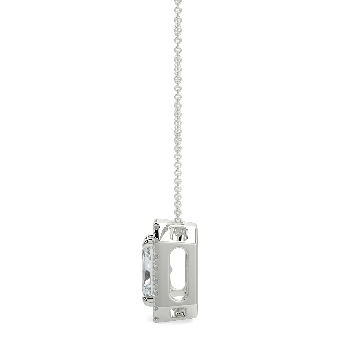 Halo Diamond Pendant