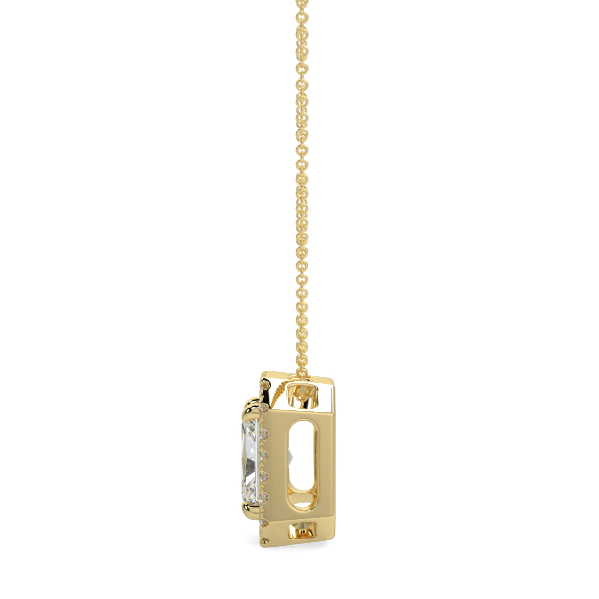 Halo Diamond Pendant