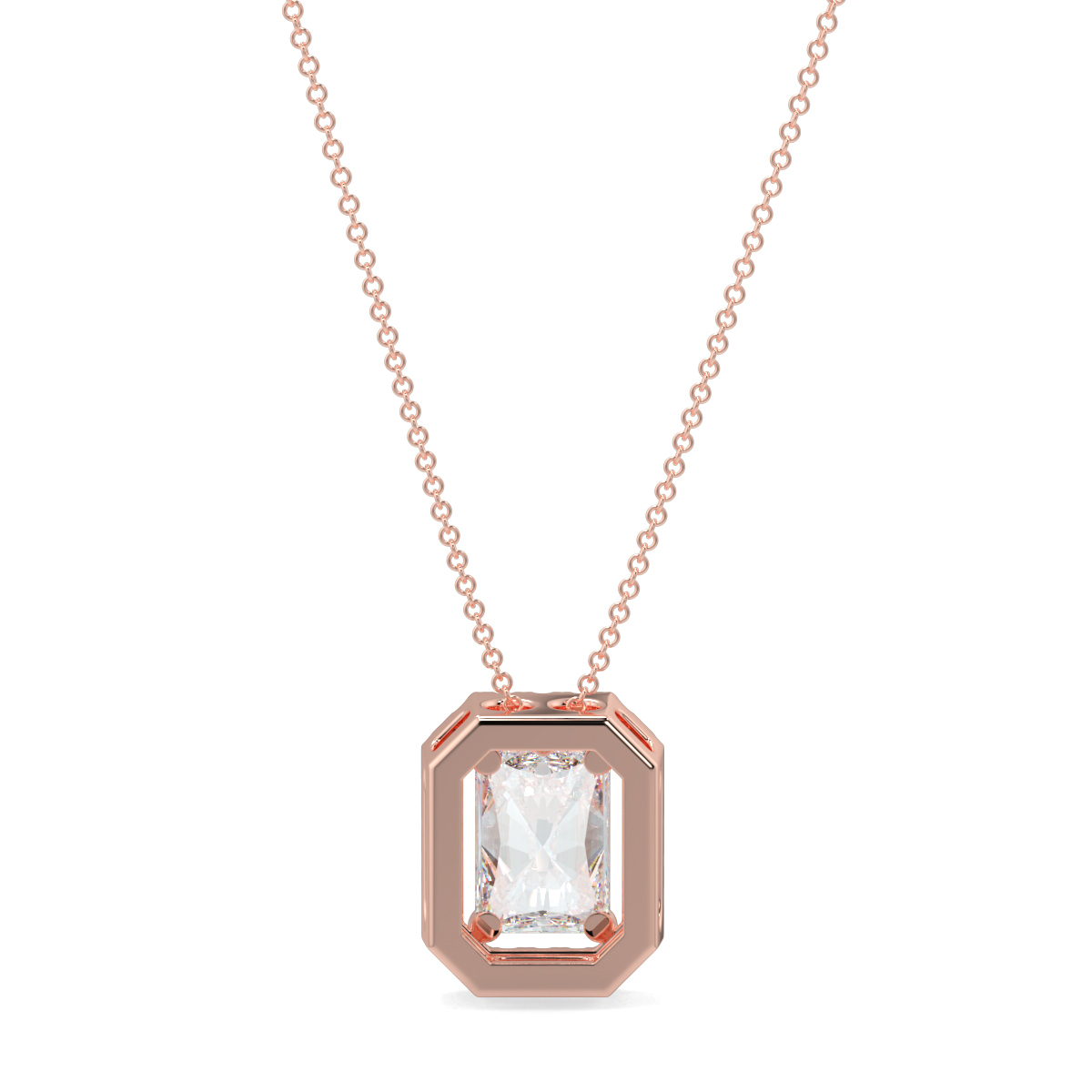 Halo Diamond Pendant