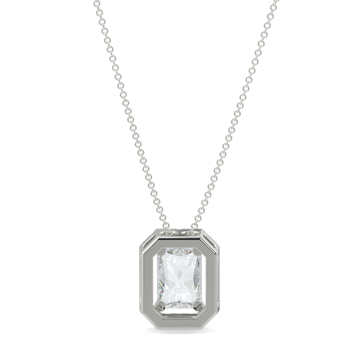 Halo Diamond Pendant