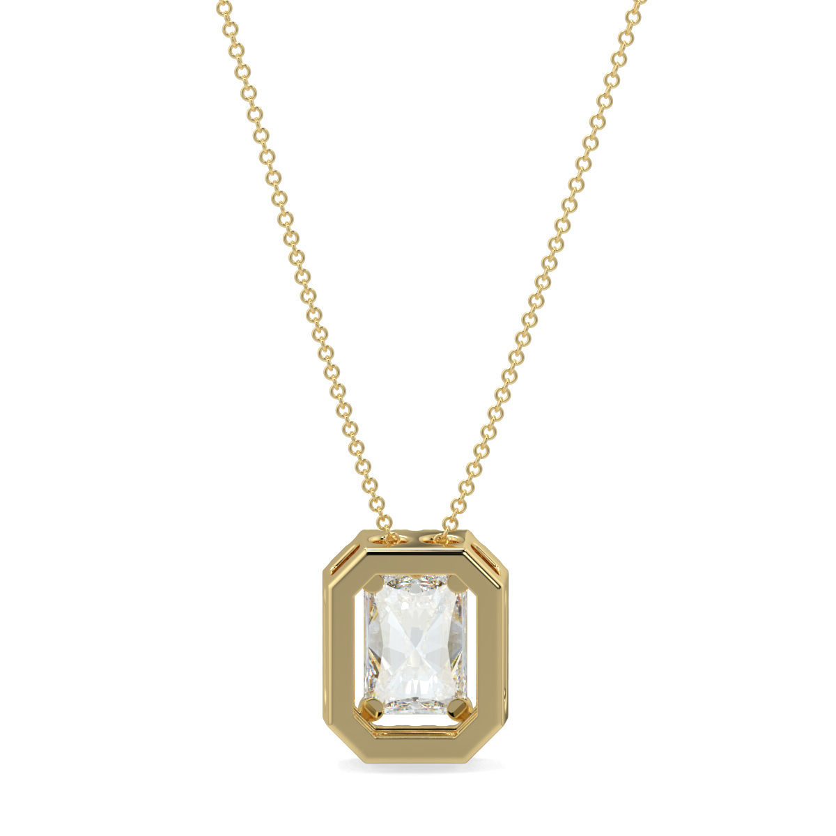 Halo Diamond Pendant