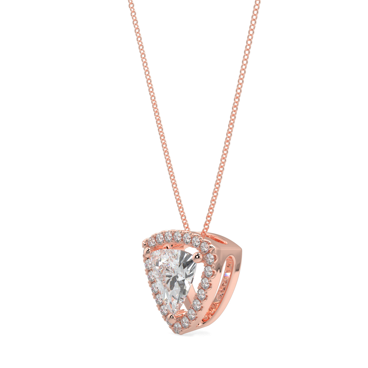Halo Diamond Pendant