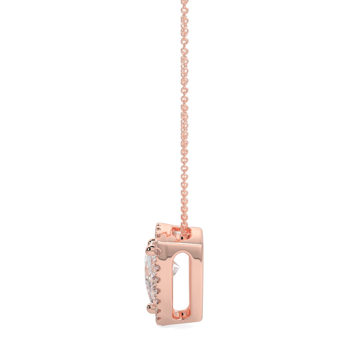 Halo Diamond Pendant
