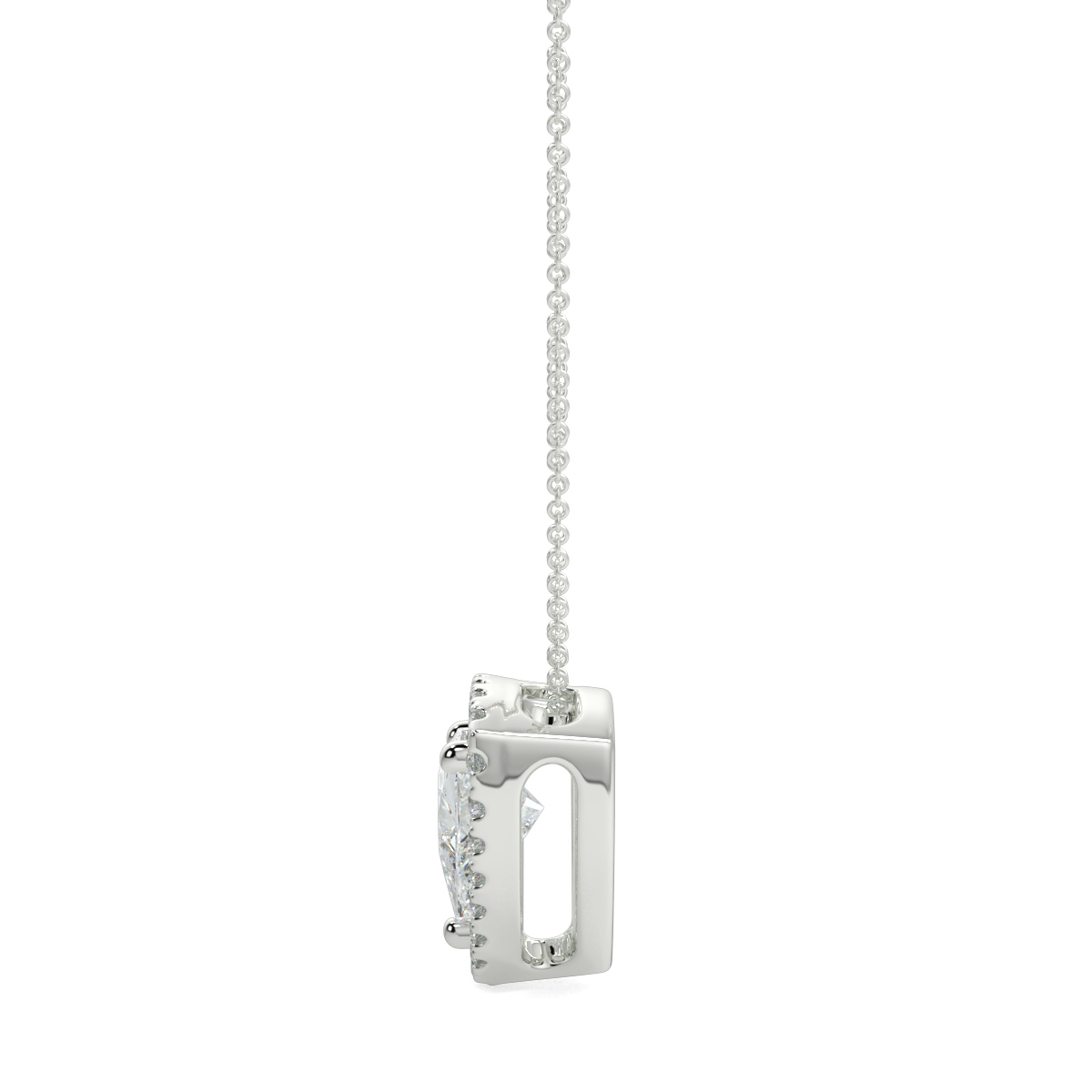 Halo Diamond Pendant
