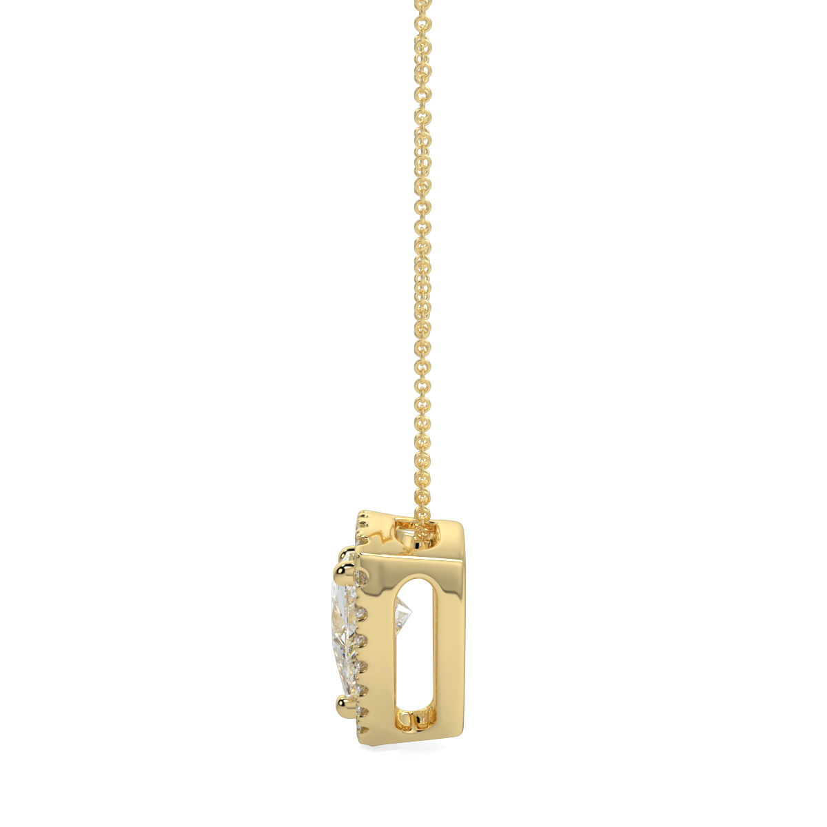 Halo Diamond Pendant