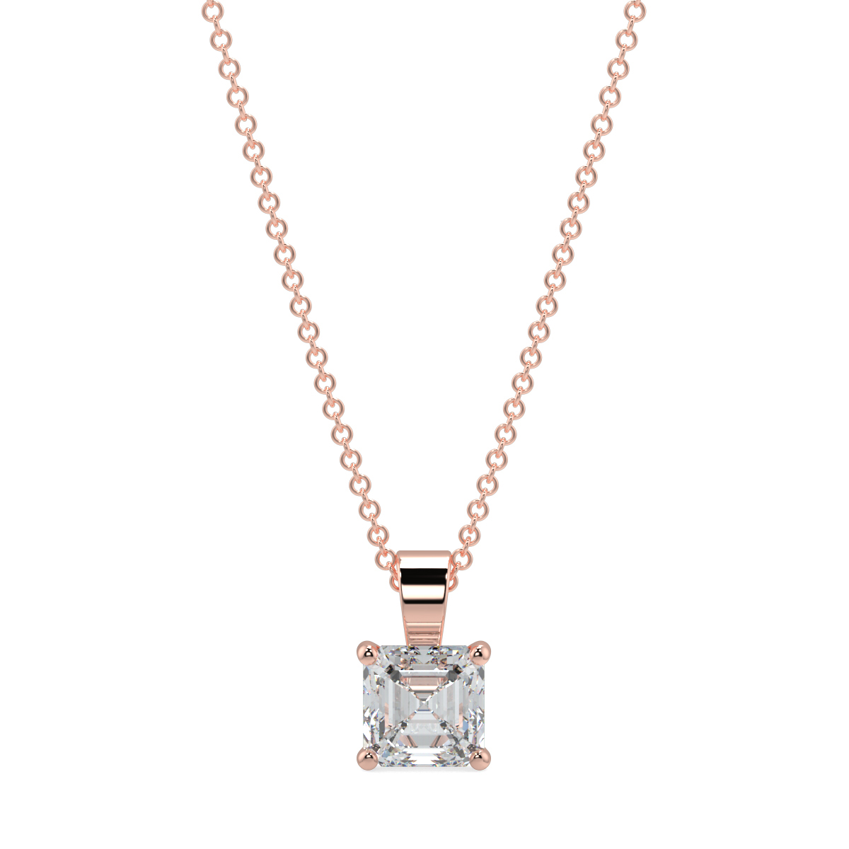 Solitaire Diamond Pendant