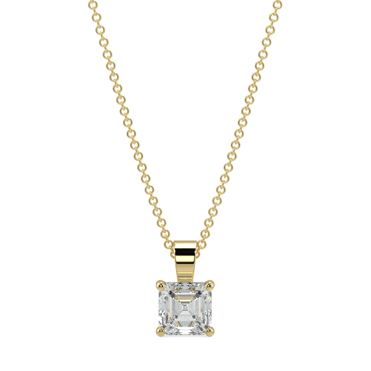 Solitaire Diamond Pendant