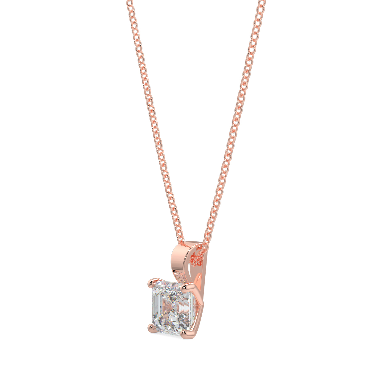 Solitaire Diamond Pendant