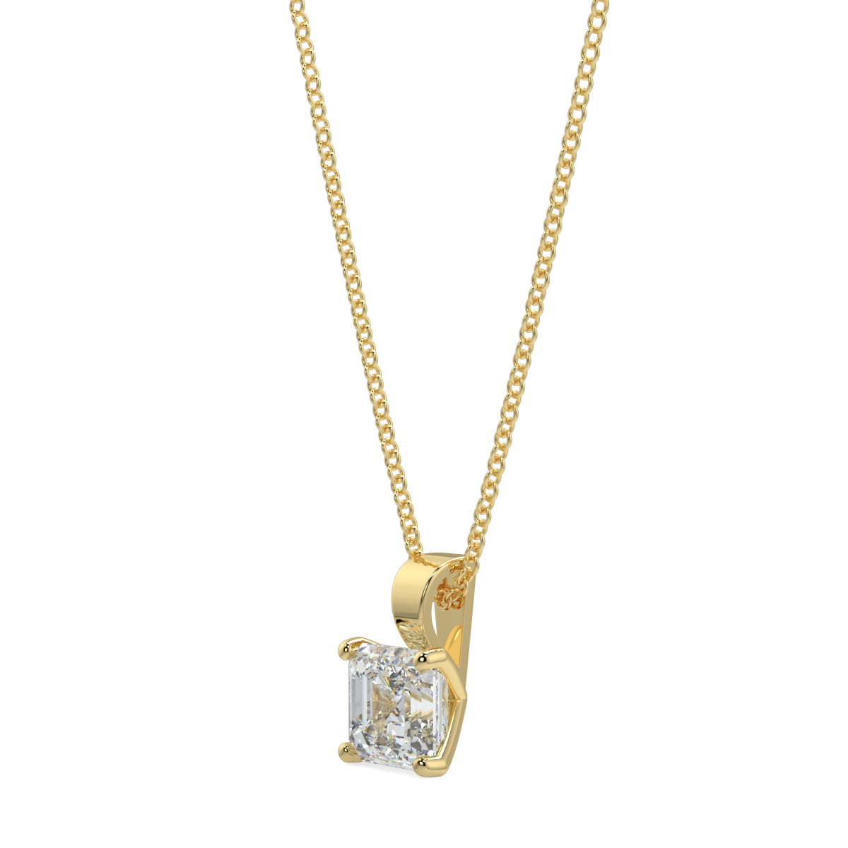 Solitaire Diamond Pendant