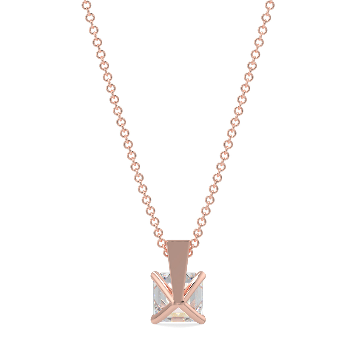 Solitaire Diamond Pendant