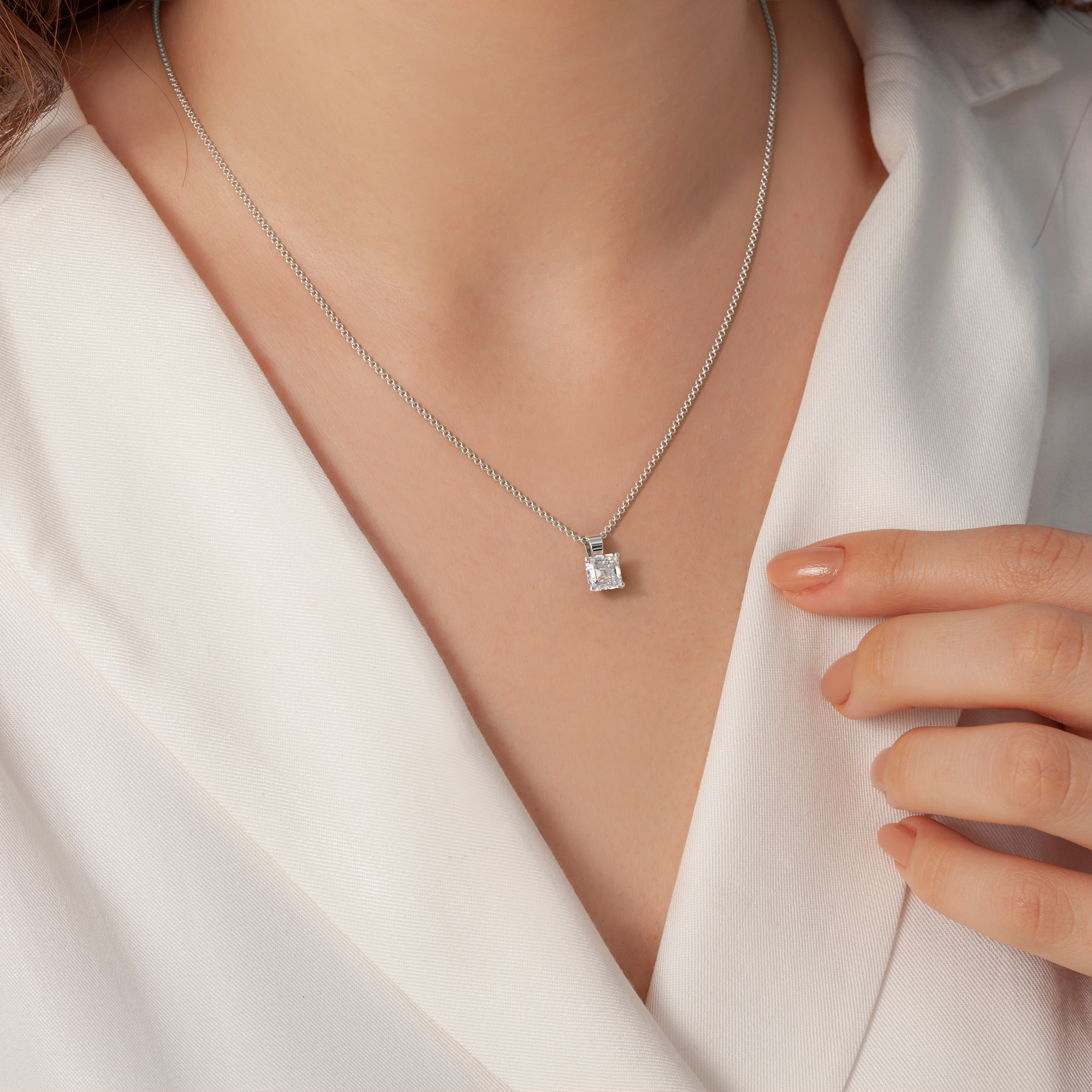 Solitaire Diamond Pendant