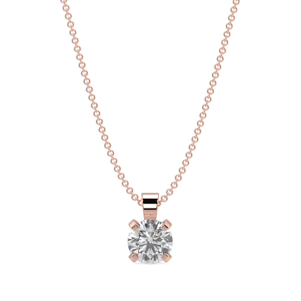 Solitaire Diamond Pendant