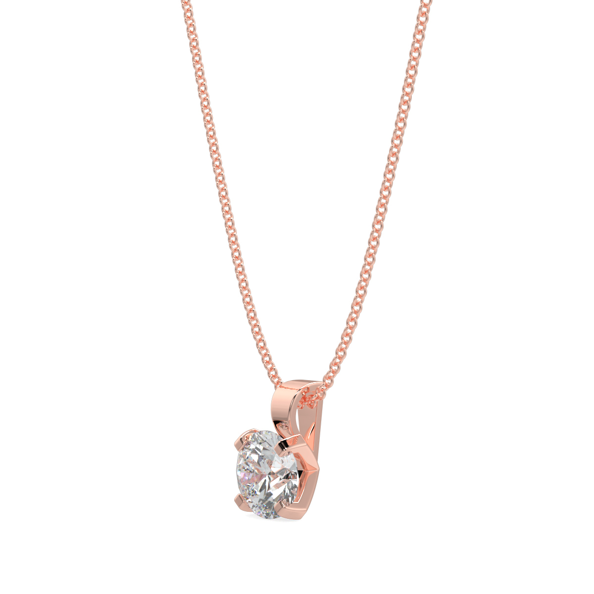 Solitaire Diamond Pendant