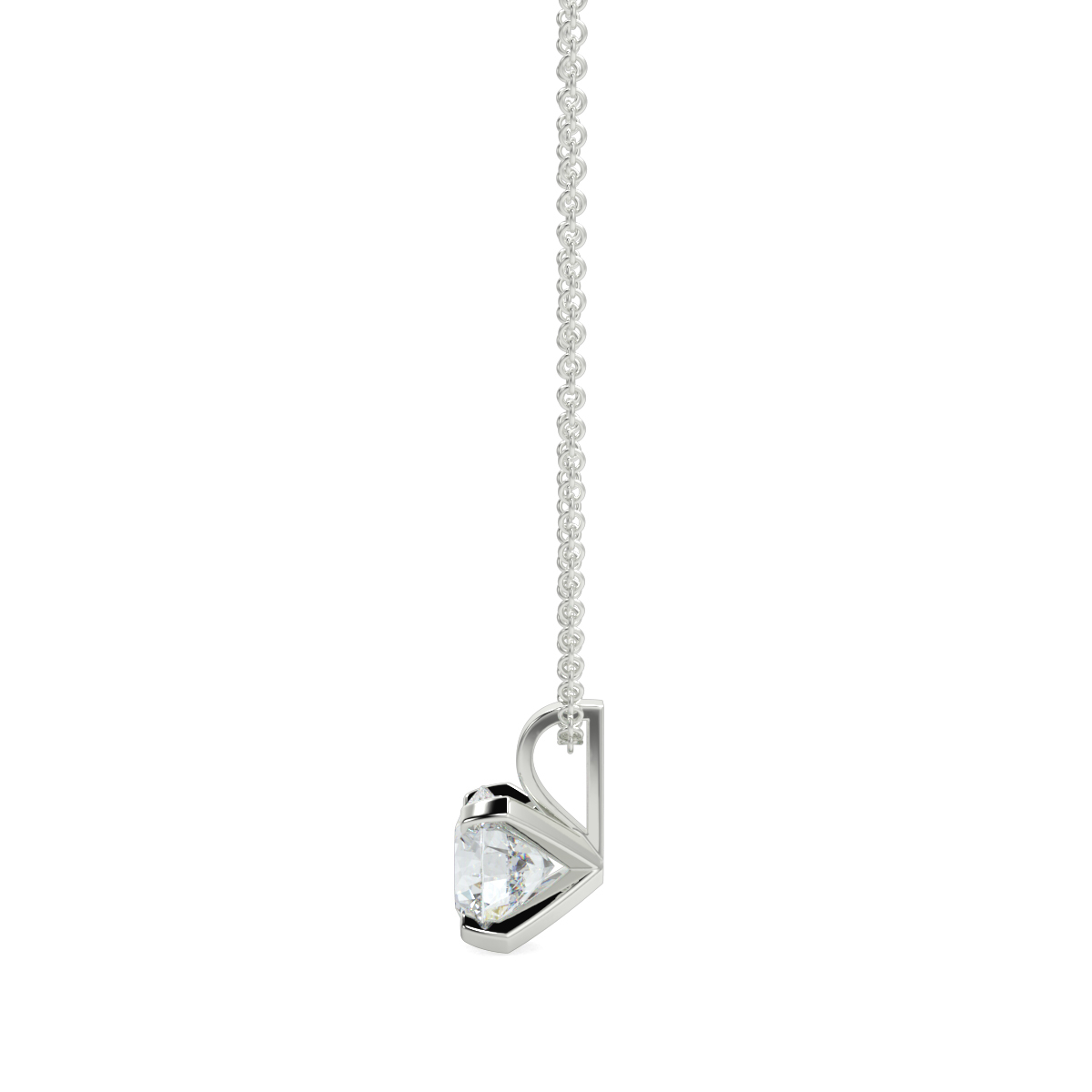 Solitaire Diamond Pendant