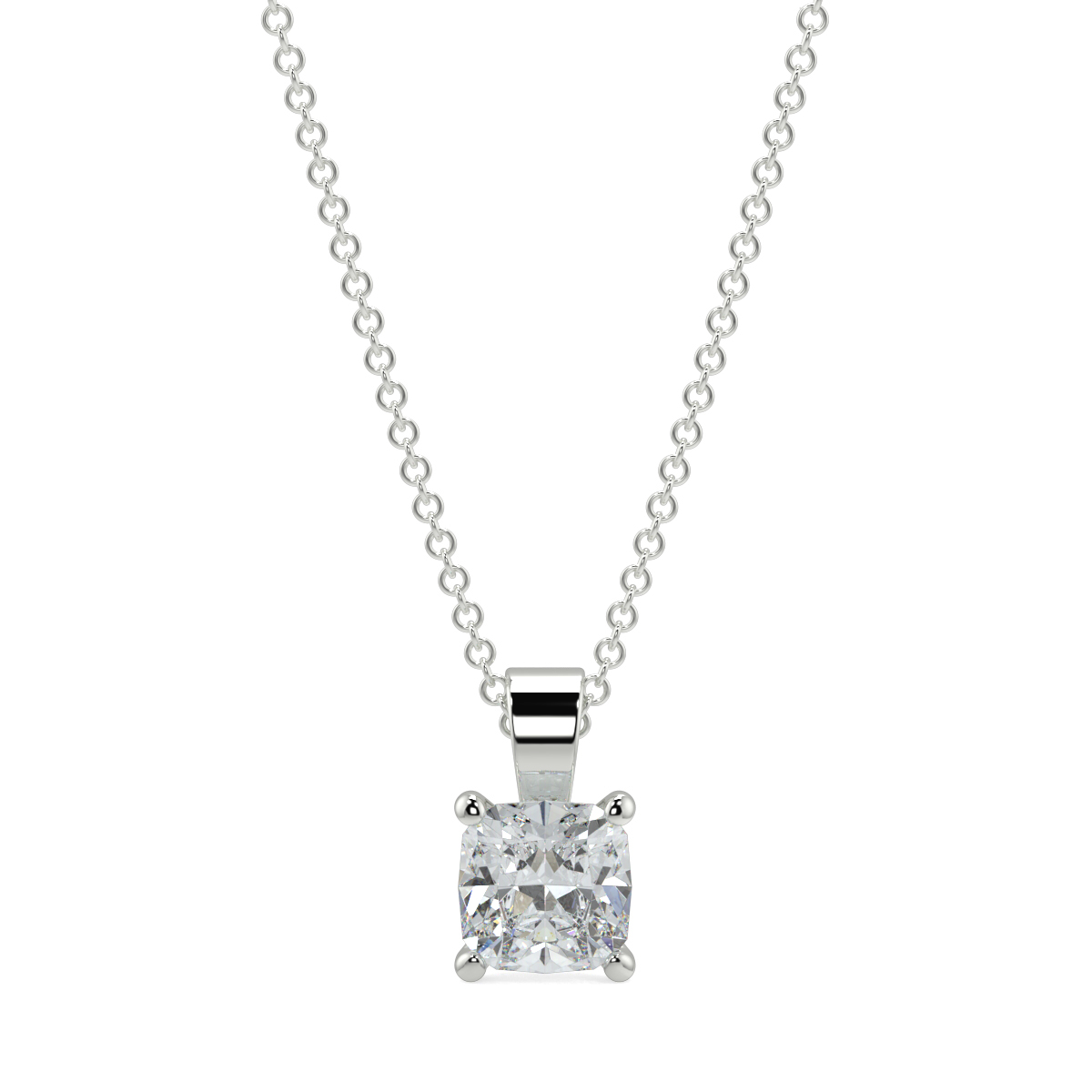 Solitaire Diamond Pendant