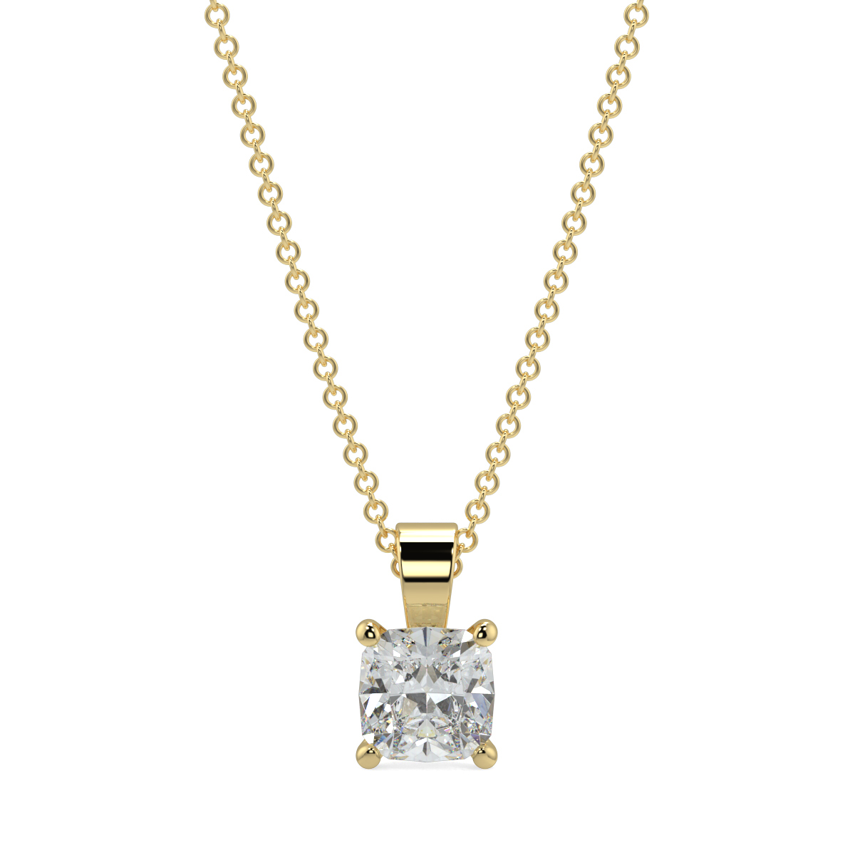 Solitaire Diamond Pendant