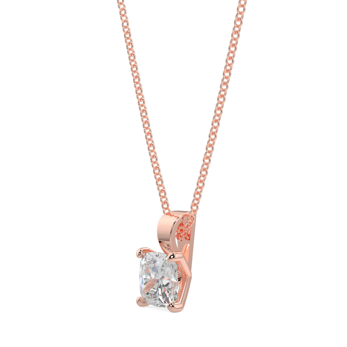Solitaire Diamond Pendant
