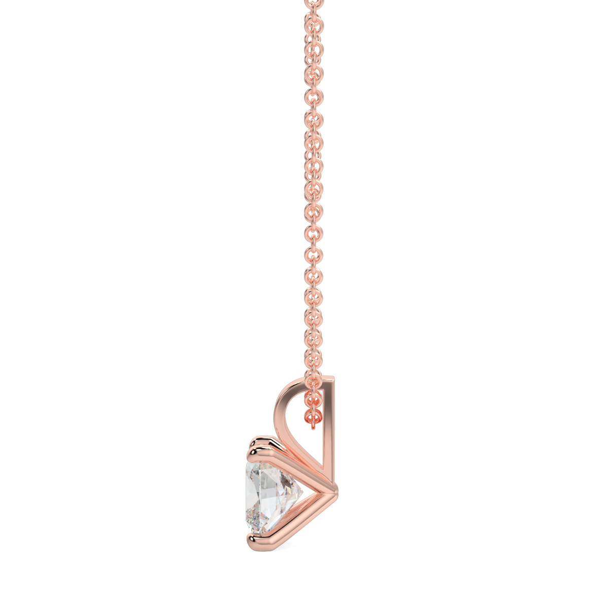 Solitaire Diamond Pendant